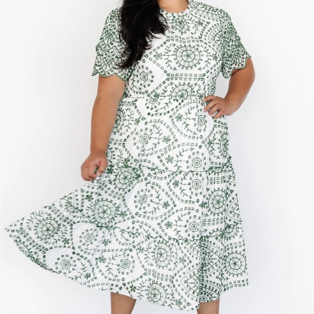 Baltic Born Mirabel Eyelet Midi Dress